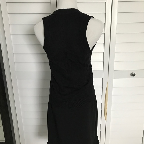 Express Design Studio NWOT buttoned Vest in Nylon, Viscose & wool blend. - Picture 2 of 7